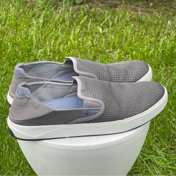 Olukai Lae\'ahi Shoes Mens 13 Gray Pavement Slip On Casual Comfort Sneakers main image 4